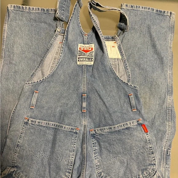 Denim Blue Women's Overalls - Picture 3 of 4